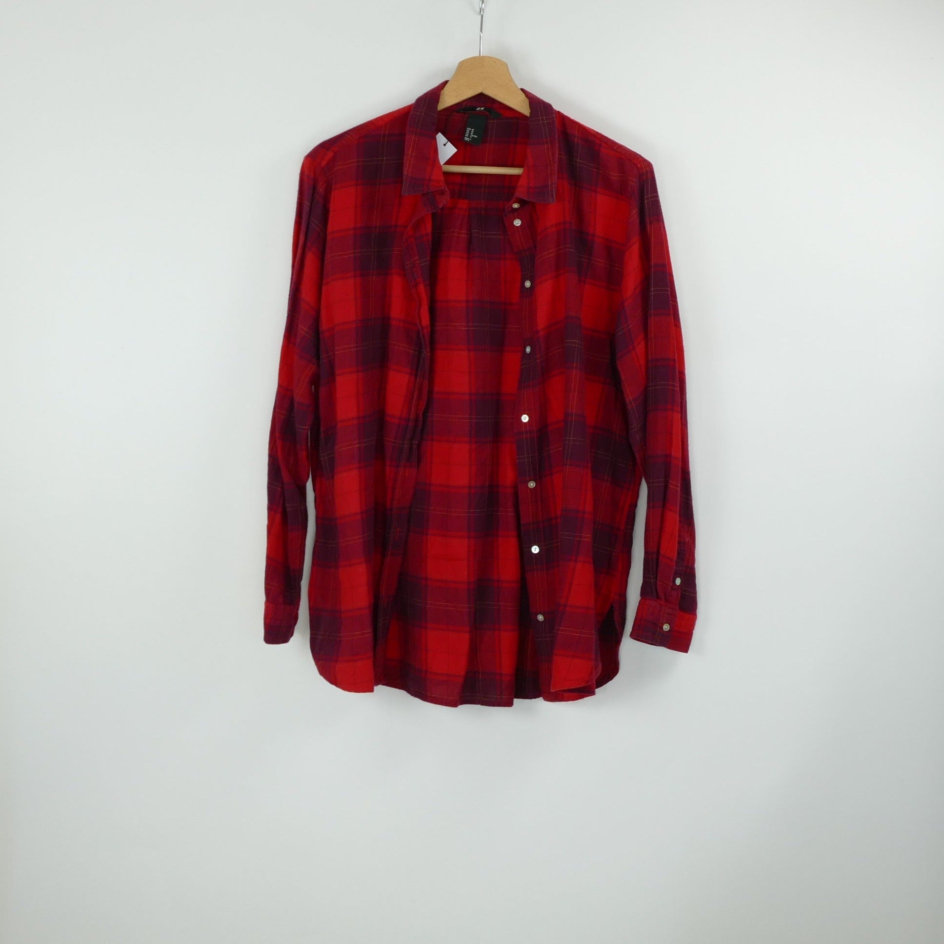 Rote Bluse, Gr. 40, H&M