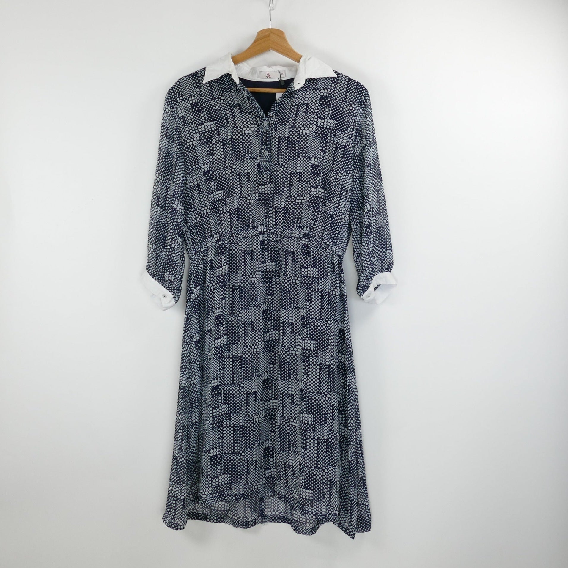 Dunkelblaues Kleid, Gr. XL, 3h