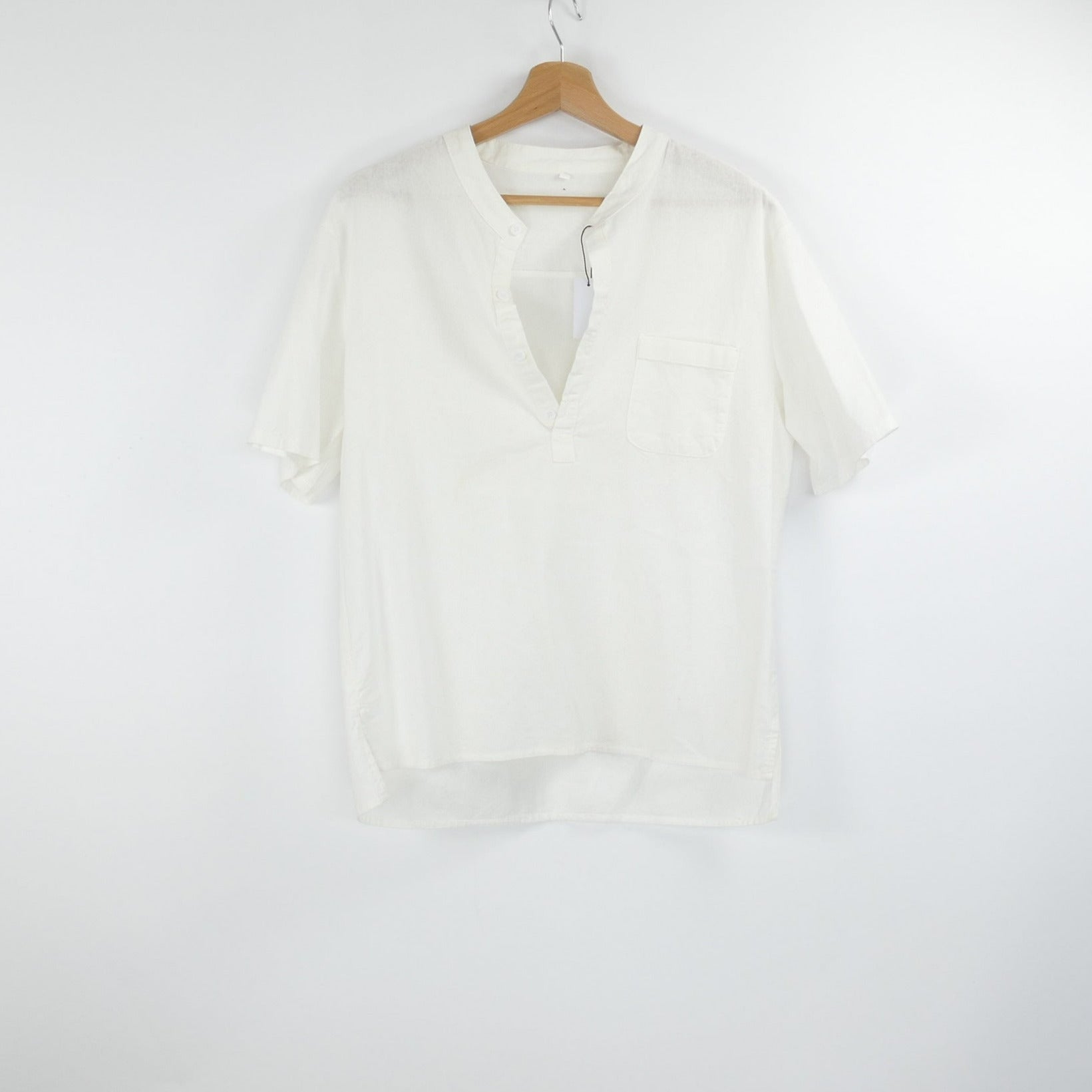 Weisse Damen Bluse, Gr. L