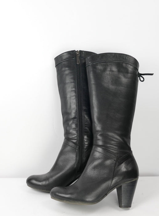 Schwarzer Damen Stiefel, Gr. 36, ROBERTO SANTI