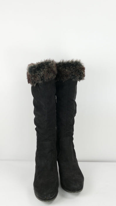 Schwarze Damen Stiefel, Gr. 38, Graceland