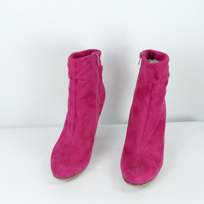 Pinke Damen Stiefeletten, Gr. 38, CATWALK