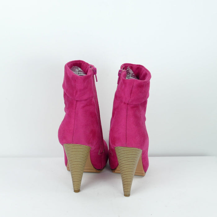 Pinke Damen Stiefeletten, Gr. 38, CATWALK