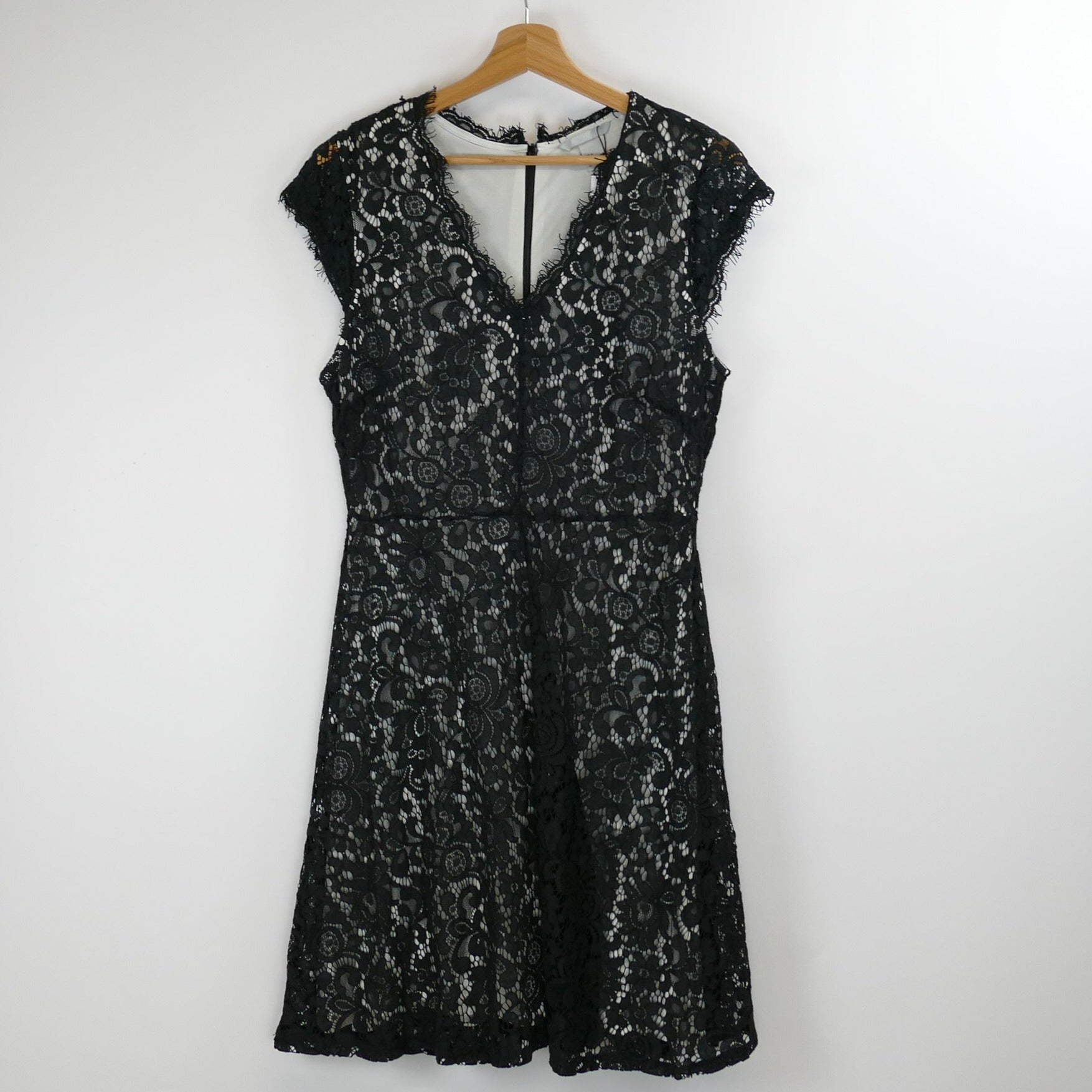 Schwarzes elegantes Kleid, Gr. M, H&M