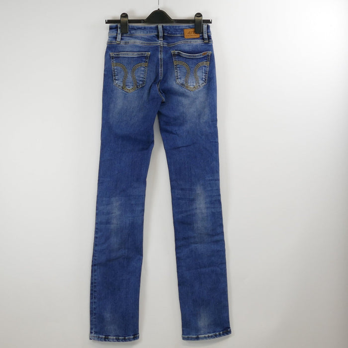 Blaue Damen Jeans, Gr. W34/L34, ATT