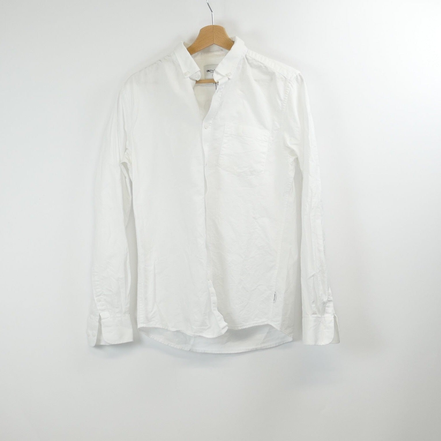 Weisses Herren Hemd, Gr. M, ONLY & SONS