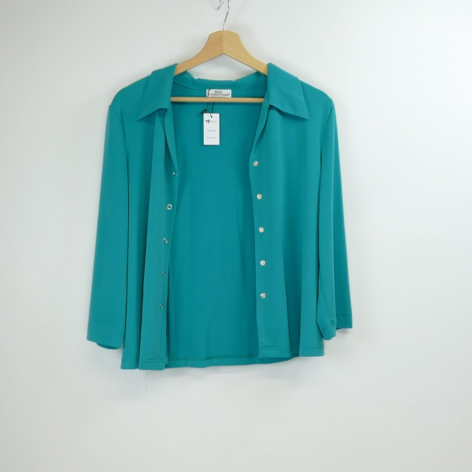 2-teiliges grünes Damen Kleid, Gr. 38, BEST CONNECTIONS