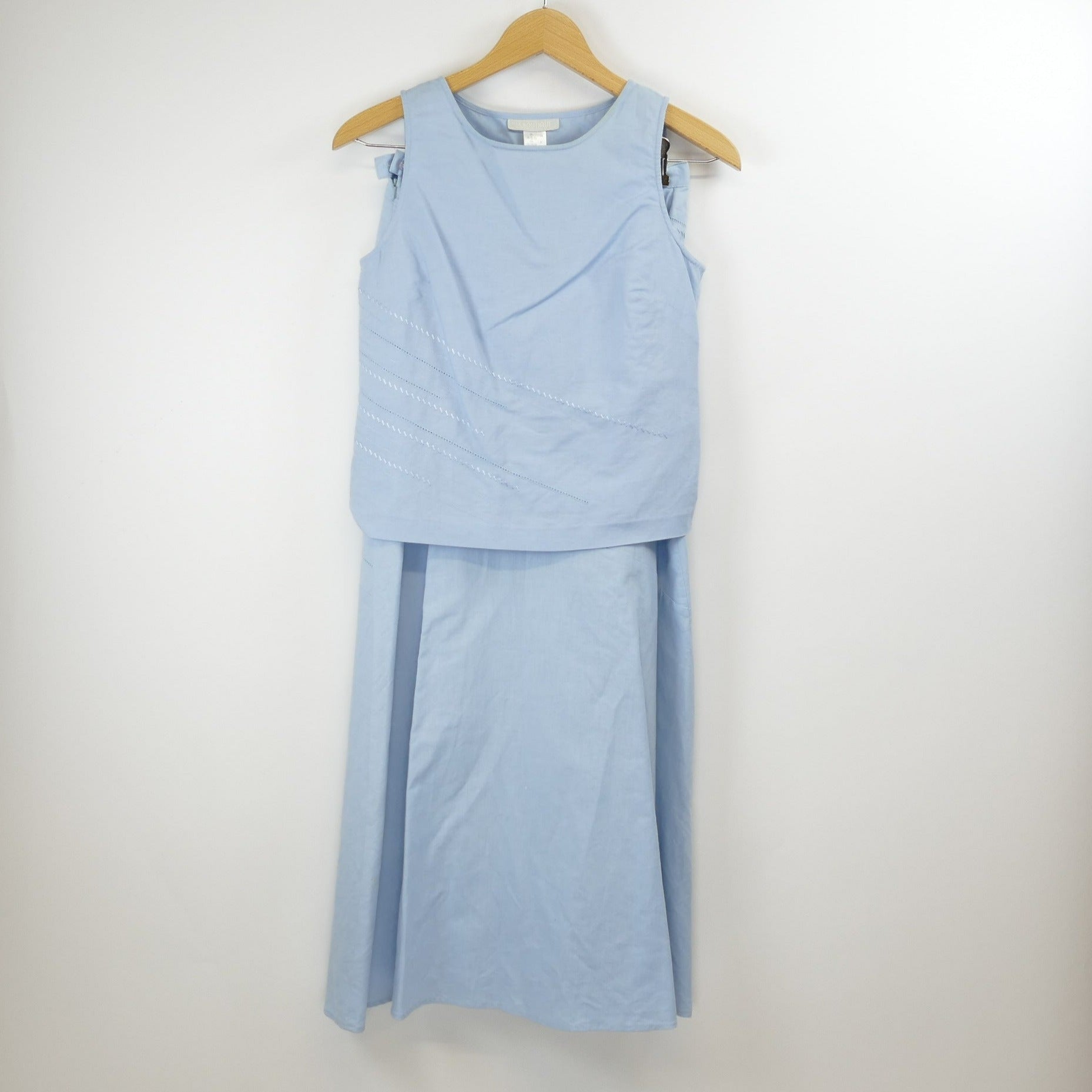 2-teiliges blaues Damen Kleid, Gr. 36, LA BOUTIQUE