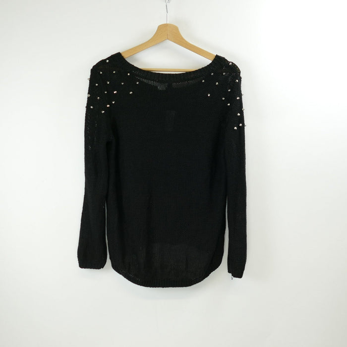 Schwarzer Damen Pullover, Gr. 38, H&M