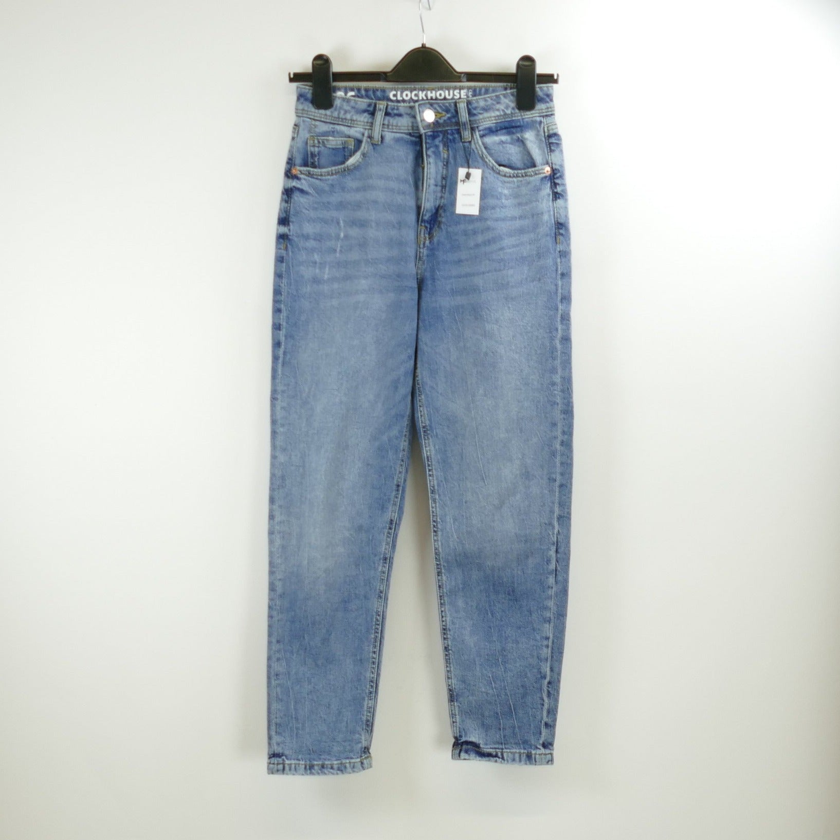 Blaue Damen Jeans, Gr. 36, CLOCKHOUSE C&A