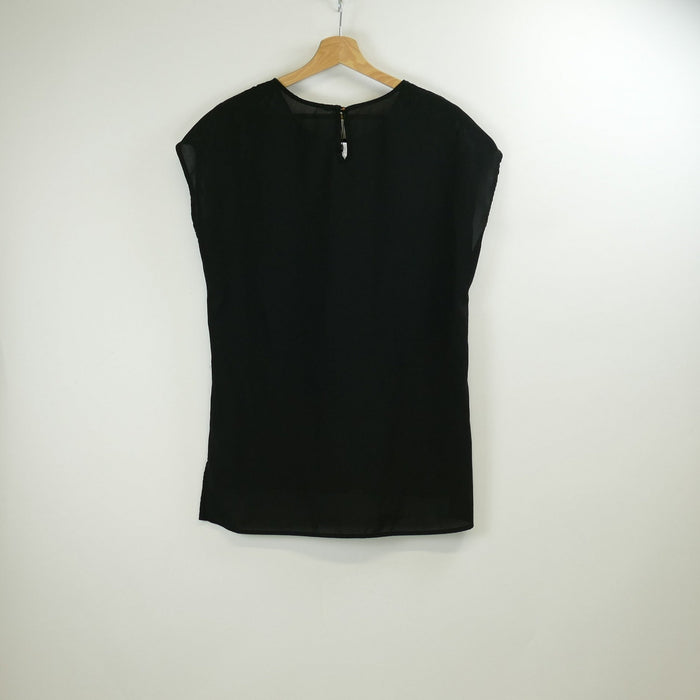 Schwarze Bluse, Gr. L