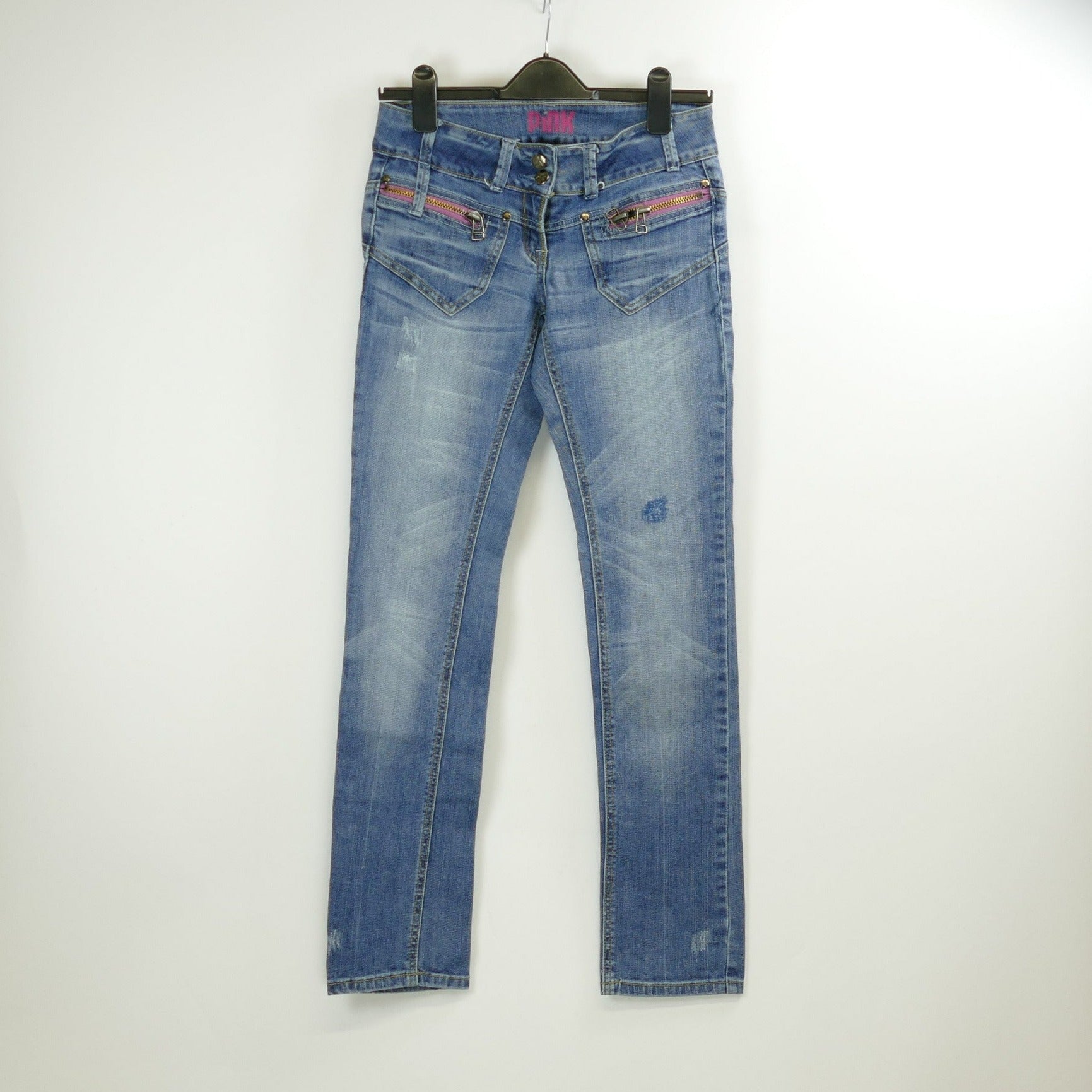 Blaue Damen Jeans, Gr. 36, PiNK