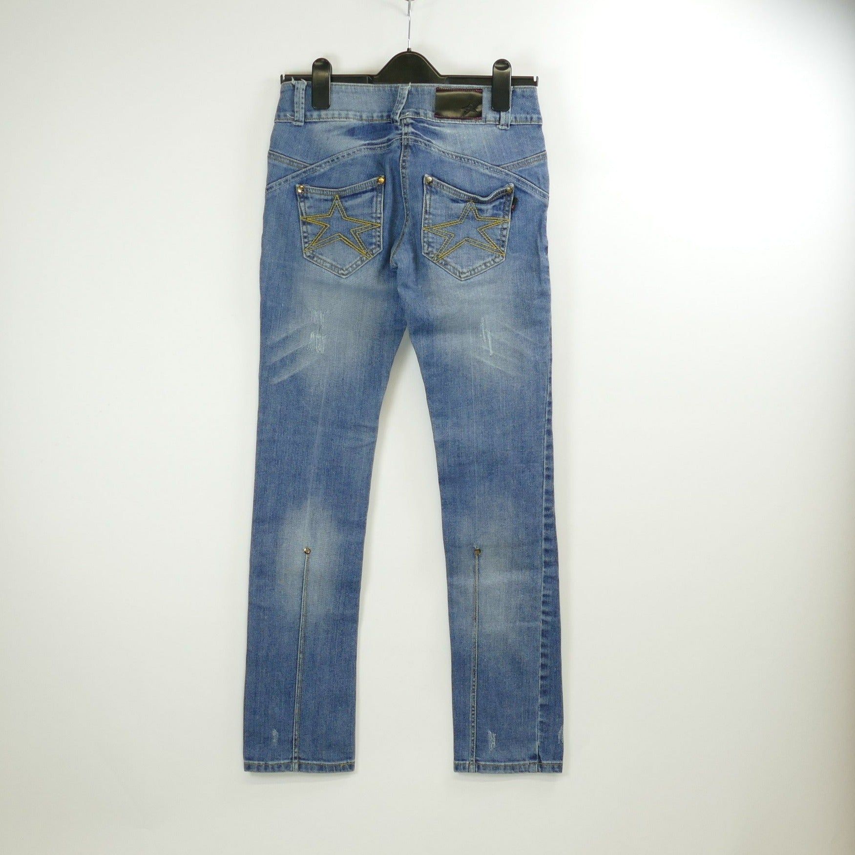Blaue Damen Jeans, Gr. 36, PiNK