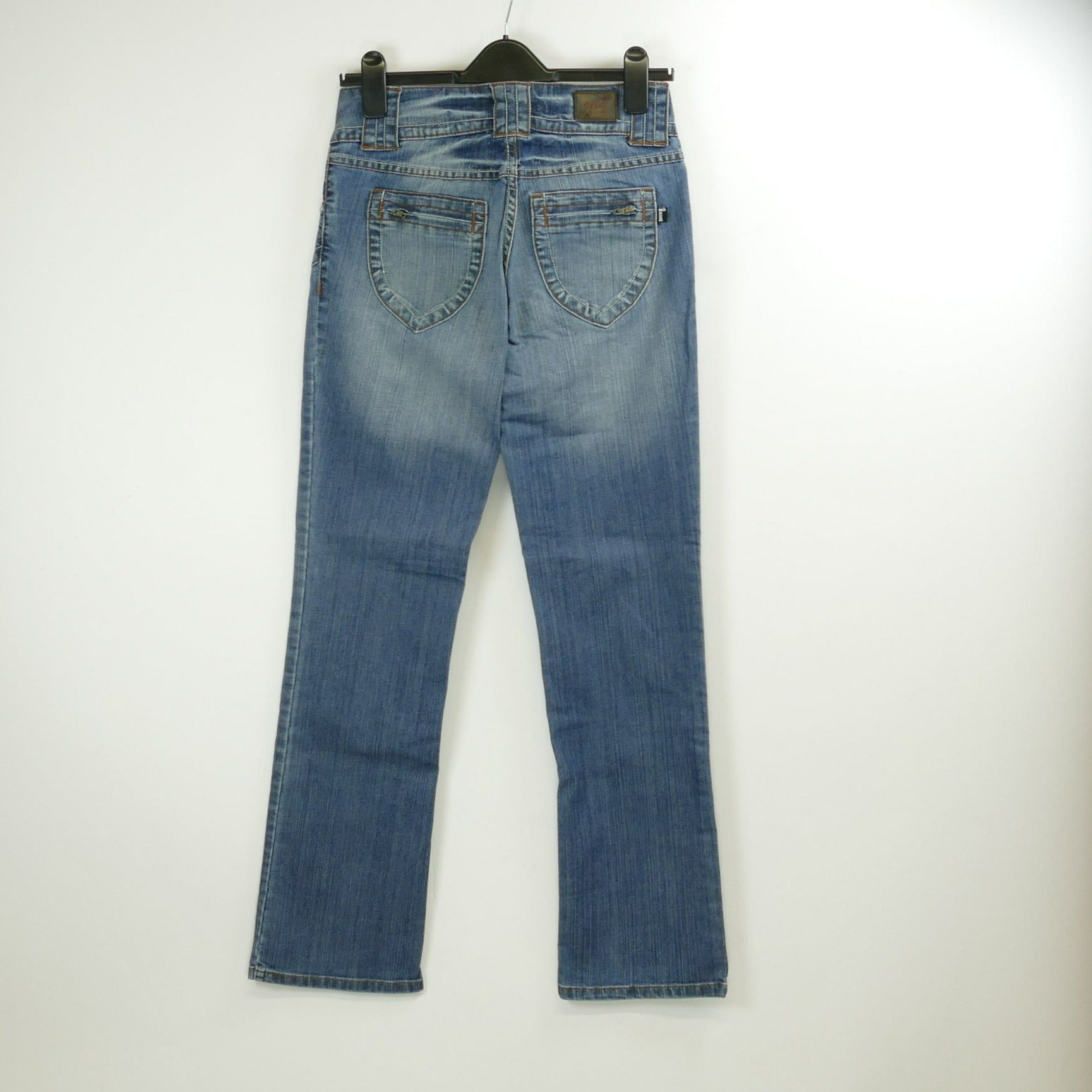 Blaue Damen Jeans, Gr. 27, BLACKOUT