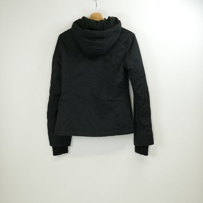 Schwarze Winterjacke, Gr. M, SUBLEVEL