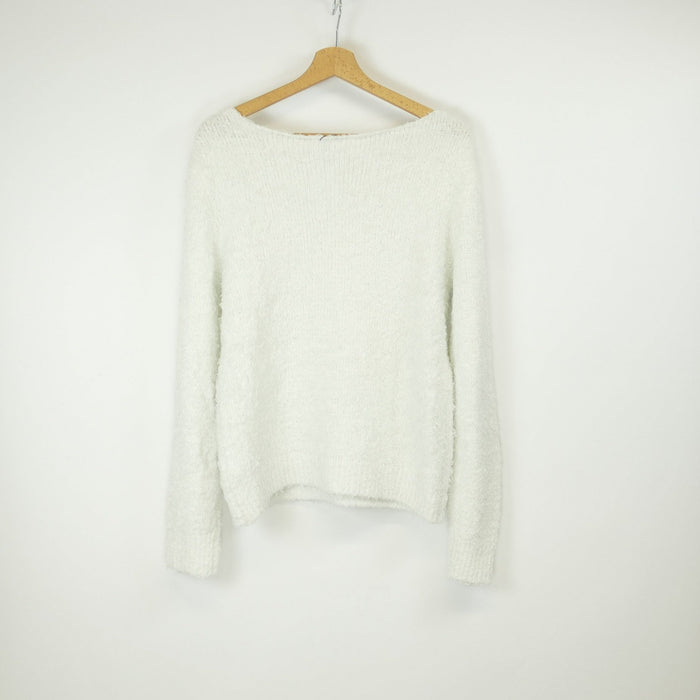 Weisser Damen Pullover, Gr. M, H&M