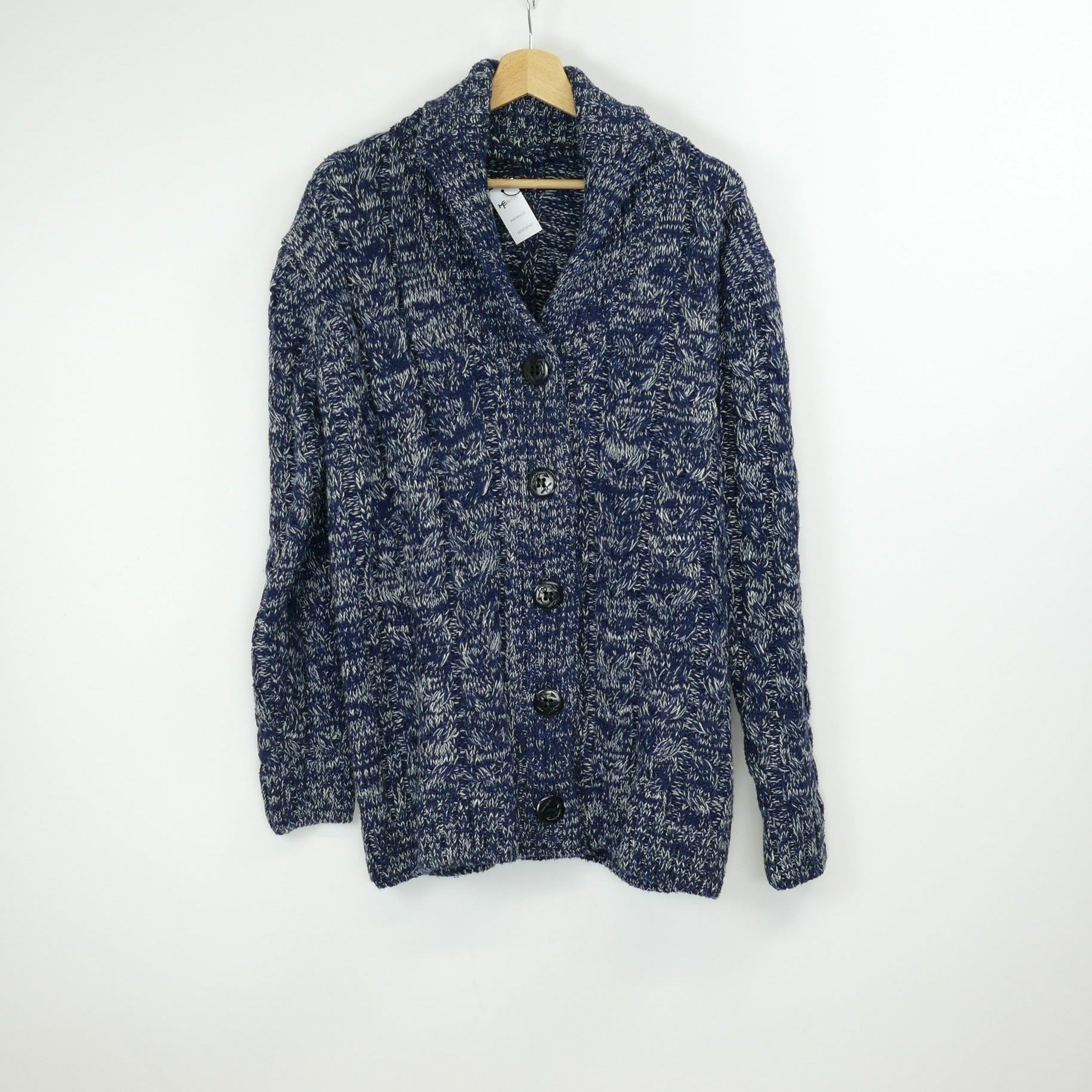 Dunkelblaue Damen Strickjacke, Gr. XL