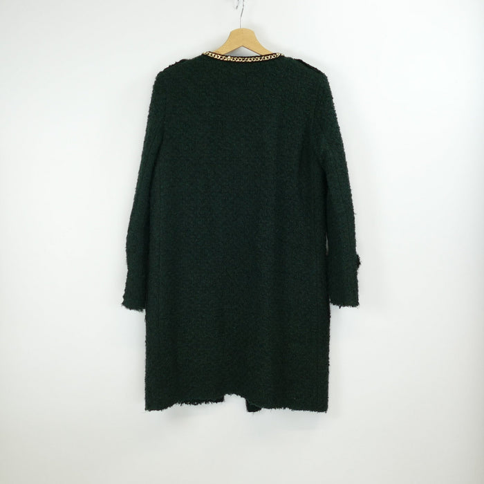 Dunkelgrüne Damen Strickjacke, Gr. M, ZARA WOMAN