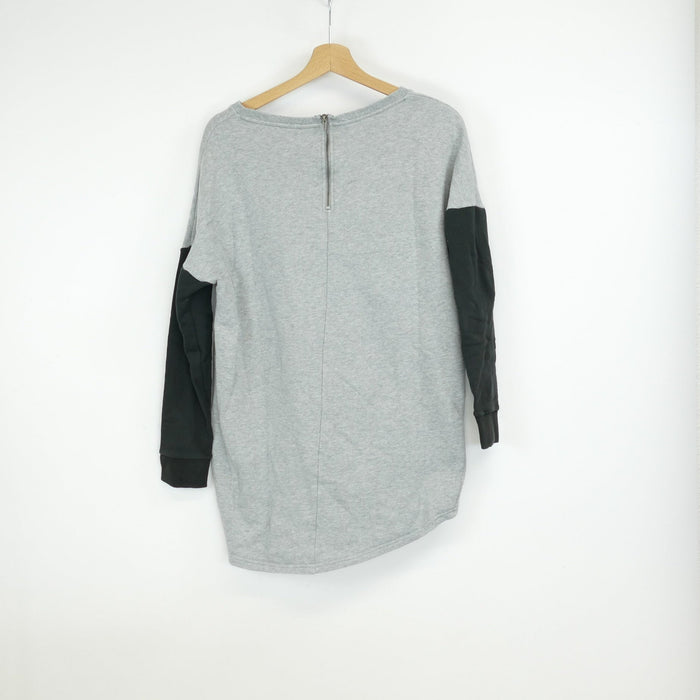 Grauer Damen Pullover, Gr. 38, H&M