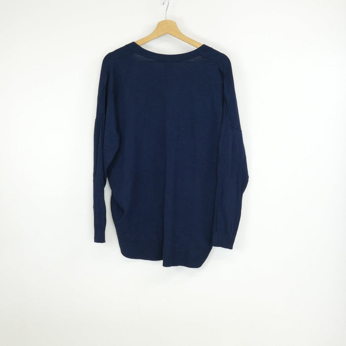 Dunkelblaue Damen Strickjacke, Gr. M, L, VERO MODA