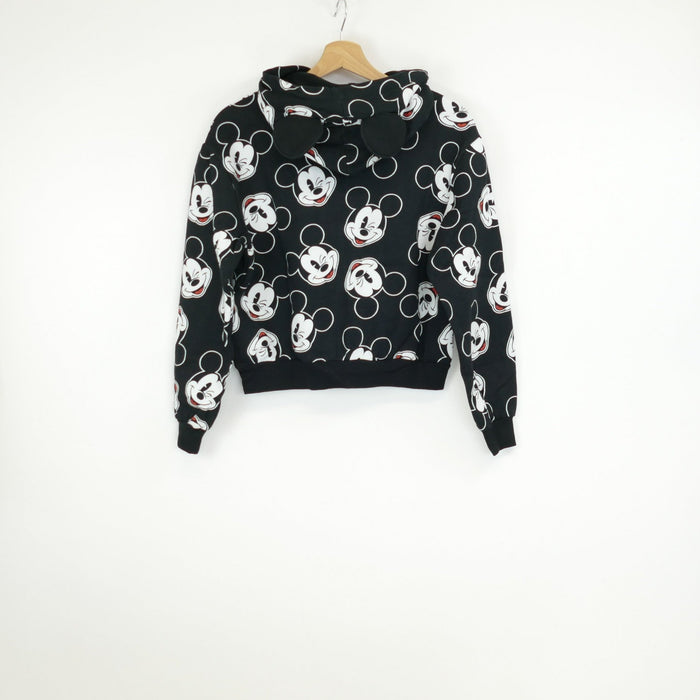 Schwarzer Damen Kapuzenpullover, Gr. M , H&M DISNEY