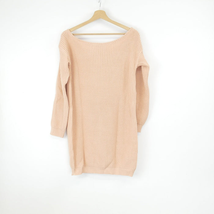 Rosa Damen Pullover, Gr. S,M, MISSGUIDED