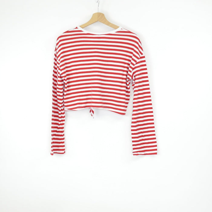 Rot-weisses Damen Sweatshirt, Gr. M, H&M